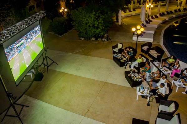 World Cup At The VIP Pool
